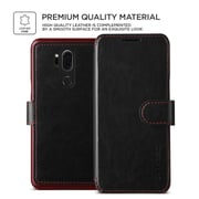 Vrs Design Lg G7 Thinq Layered Dandy Wallet Cover/case - Black