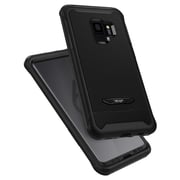 Spigen Reventon Designed For Samsung Galaxy S9 Case Cover - Black - Full 360 Protection With Glas.tr Curved Glass Screen Protector
