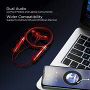 Lenovo HE05 Wireless In-Ear Neckband Red