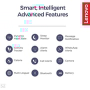 Lenovo S2 Smartwatch Black