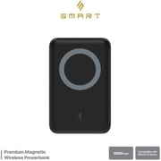Smart Magnetic Power Bank 5000mAh Black ACMT03