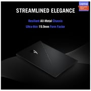 Asus ROG Zephyrus S17 Gaming Laptop - 11th Gen – Core i9 2.5GHz 32GB 2TB 16GB Win10 17.3inch WQHD Black NVIDIA GeForce RTX 3080 English/Arabic Keyboard GX703HS K4021T (2021) Middle East Version