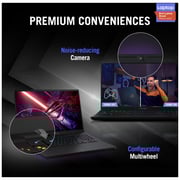 Asus ROG Zephyrus S17 Gaming Laptop - 11th Gen – Core i9 2.5GHz 32GB 2TB 16GB Win10 17.3inch WQHD Black NVIDIA GeForce RTX 3080 English/Arabic Keyboard GX703HS K4021T (2021) Middle East Version