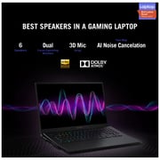 Asus ROG Zephyrus S17 Gaming Laptop - 11th Gen – Core i9 2.5GHz 32GB 2TB 16GB Win10 17.3inch WQHD Black NVIDIA GeForce RTX 3080 English/Arabic Keyboard GX703HS K4021T (2021) Middle East Version