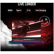 Asus ROG Strix G G513QY-HF002T Gaming Laptop – Ryzen 9 3.3GHz 16GB 1TB 12GB Win10 15.6inch FHD Black English/Arabic Keyboard AMD Radeon RX6800M