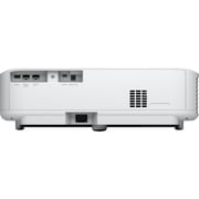 Epson Epiqvision Ultra Ls300 Smart Streaming Laser Short Throw Projector, 3600 Lumens Hdr Android Tv Sports - White