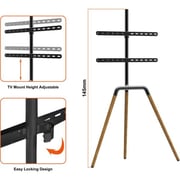 WB Easel Studio TV Floor Stand 45-65inch Black/Brown