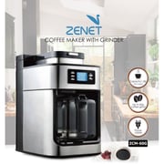 Zenet Coffe Maker With Grinder ZCM-60G