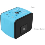 Maxguard Veloce-Series Universal Travel Adapter Blue/Black