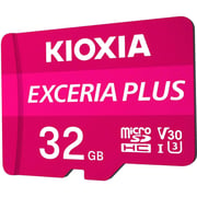 Kioxia Exceria Plus Micro SDHC UHS-I Memory Card 32GB Magenta LMPL1M032GG2