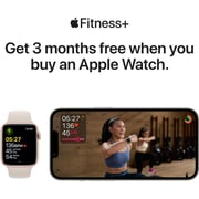 Apple Watch SE جي بي إس - 40 مم - هيكل رمادي من الألمنيوم - حزام رياضي منتصف الليل - عادي