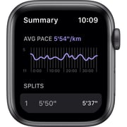 Apple Watch Nike SE GPS 44mm Space Grey Aluminium Case Anthracite/Black Nike Sport Band - Regular