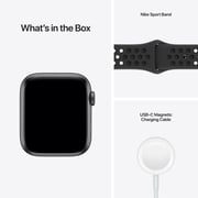 Apple Watch Nike SE GPS 44mm Space Grey Aluminium Case Anthracite/Black Nike Sport Band - Regular