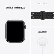 Apple Watch Nike SE GPS+Cellular 44mm Space Grey Aluminium Case Anthracite/Black Nike Sport Band - Regular - Middle East Version