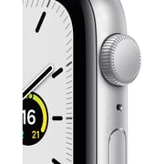 Apple Watch SE GPS 40mm Silver Aluminium Case Abyss Blue Sport Band - Regular – Middle East Version