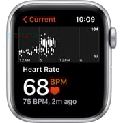 Apple Watch SE GPS 40mm Silver Aluminium Case Abyss Blue Sport Band - Regular – Middle East Version