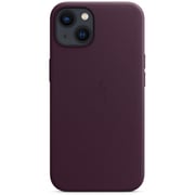 Apple Leather Case with MagSafe Dark Cherry iPhone 13