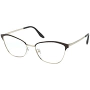 Prada Cat Eye Black/light Gold For Women Frame