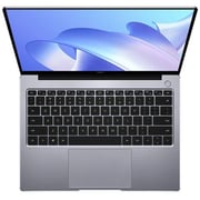 Huawei MateBook 14 (2020) Laptop - 11th Gen / Intel Core i7-1165G7 / 14inch FHD / 16GB RAM / 512GB SSD / Shared Intel Iris Xe Graphics / Windows 10 Home / English & Arabic Keyboard / Grey / Middle East Version - [KELVIND-WFE9B]