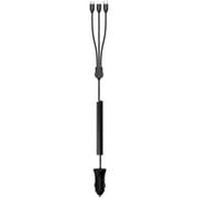 Totu 3 Port Car Charger Black