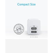 Anker Powerport Mini Dual Port USB Charger White