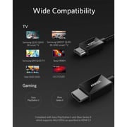 كابل هايفن HDMI فائق السرعة بطول 2 متر أسود