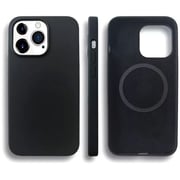 Protect Magsafe Silicon Case Black With Screen Protector iPhone 13 Pro Max