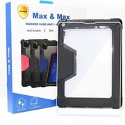 Max & Max Rugged Case With Screen Protector Black iPad