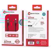Baykron USB Type-C To USB Type-C Cable 3m Black