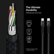 Trands USB Type-C To Lightnng Cable 1m Black