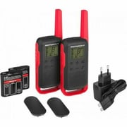 Motorola Talkabout T62, Walkie Talkie, Two-way Consumer Radio, Red