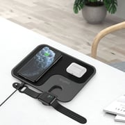 Switch 3 In 1 Wireless Charger Black