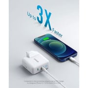 Anker PowerPort III Duo 2 Port USB-C Charger 40Watts White