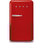 Smeg Single Door Refrigerator Red 135 Litres - FAB10HRRD5