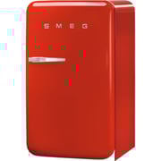 Smeg Single Door Refrigerator Red 135 Litres - FAB10HRRD5