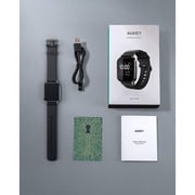 Aukey LS02 Fitness Tracker Smart Watch Black + EP-B40S Wireless Earbuds Black