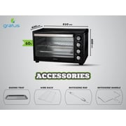 Gratus Oven Toaster Grill Gotg60tt