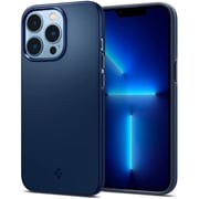 Spigen Thin Fit Designed For Iphone 13 Pro Case Cover - Navy Blue