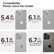 Spigen Quartz Hybrid Designed For Iphone 13 Pro Max Case Cover (2021) - Matte Clear
