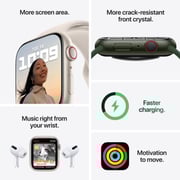 Apple Watch Series 7 GPS + Cellular, 45mm Graphite Stainless Steel Case with Graphite Milanese Loop