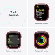 Apple Watch Series 7 GPS, 45mm (PRODUCT)RED Aluminium Case with (PRODUCT)RED Sport Band