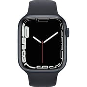 Apple Watch Series 7 GPS, 41mm Midnight Aluminium Case with Midnight Sport Band – Middle East Version