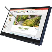 Lenovo Yoga 6 (2021) 2-in-1 Laptop - AMD Ryzen 7-5700U / 13.3inch FHD / 512GB SSD / 16GB RAM / Shared AMD Radeon Graphics / Windows 10 Home / English & Arabic Keyboard / Abyss Blue / Middle East Version - [82ND00AGAX]