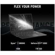 ASUS ROG Flow X13 GV301QC-K6112T Gaming Laptop - Ryzen 7 2.8GHz 16GB 1TB 4GB Win10Home 13.4inch 120Hz Black Nvidia GeForce RTX 3050