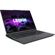 Lenovo Legion 5 Pro (2021) Gaming Laptop - AMD Ryzen 7-5800H / 16inch WQXGA / 1TB SSD / 32GB RAM / 8GB NVIDIA GeForce RTX 3070 Graphics / Windows 11 Home / English & Arabic Keyboard / Storm Grey / Middle East Version - [82JQ00H4AX]