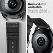 Spigen Retro Fit for Samsung Galaxy Watch 4 Classic Band 46mm/42mm, Watch 4 Band 44mm/40mm, Watch 3 Band 41mm, Watch Active 1&2 Band / Strap - Black