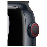 Apple Watch Nike Series 7 GPS + Cellular, 45mm Midnight Aluminium Case with Anthracite/Black Nike Sport Band – Middle East Version