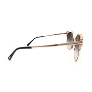 Chopard Schc24s 08my Cat-eye Gold Fullrim Sunglasses For Women (brown Lens)