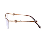 Buy Chopard Vchb98s 300k Cat-eye Gold Halfrim Eyeglasses For Women ...