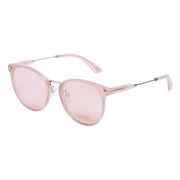 Tomford Tf725-k 74g Cat-eye Pink Fullrim Sunglasses For Women(mirrored Gold Lens)